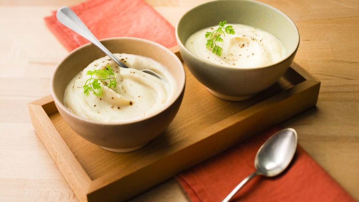 Květáková polévka - recept v chytrém multifunkčním hrnci Tefal Cook4me+